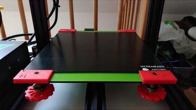 Image of Tevo Tornado Upgrades and Mods: Glass Bed/Ultrabase Clips