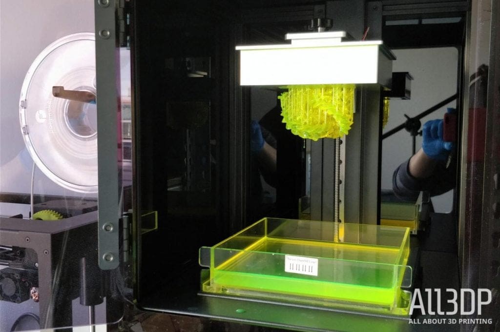 An inverted SLA printer: the Peopoly Moai