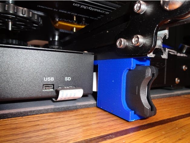 Imagen de Mejoras Creality Ender 3 (V2/Pro/Max): Soporte para tarjetas SD y micro SD