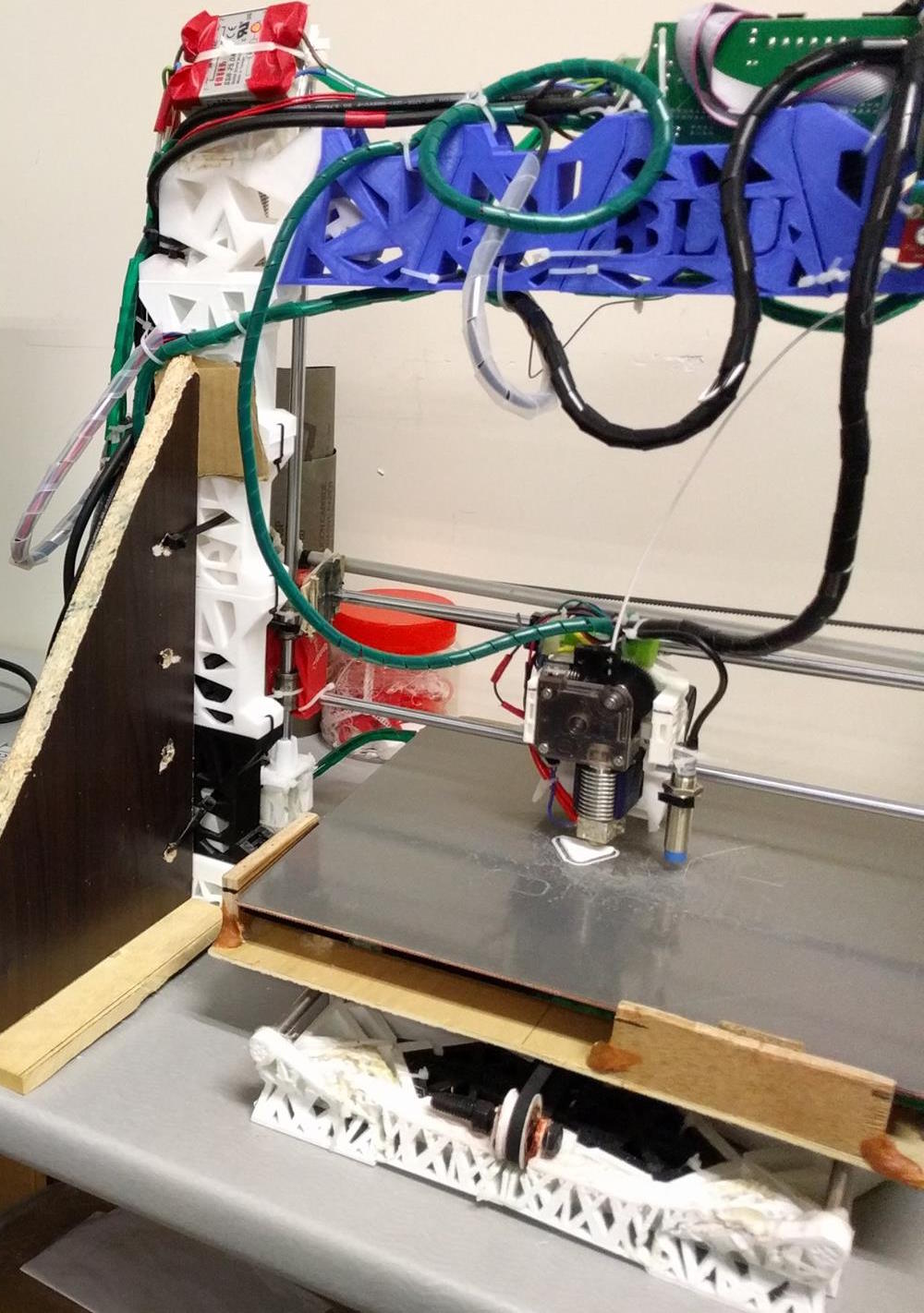 Our printer printing a musical note die