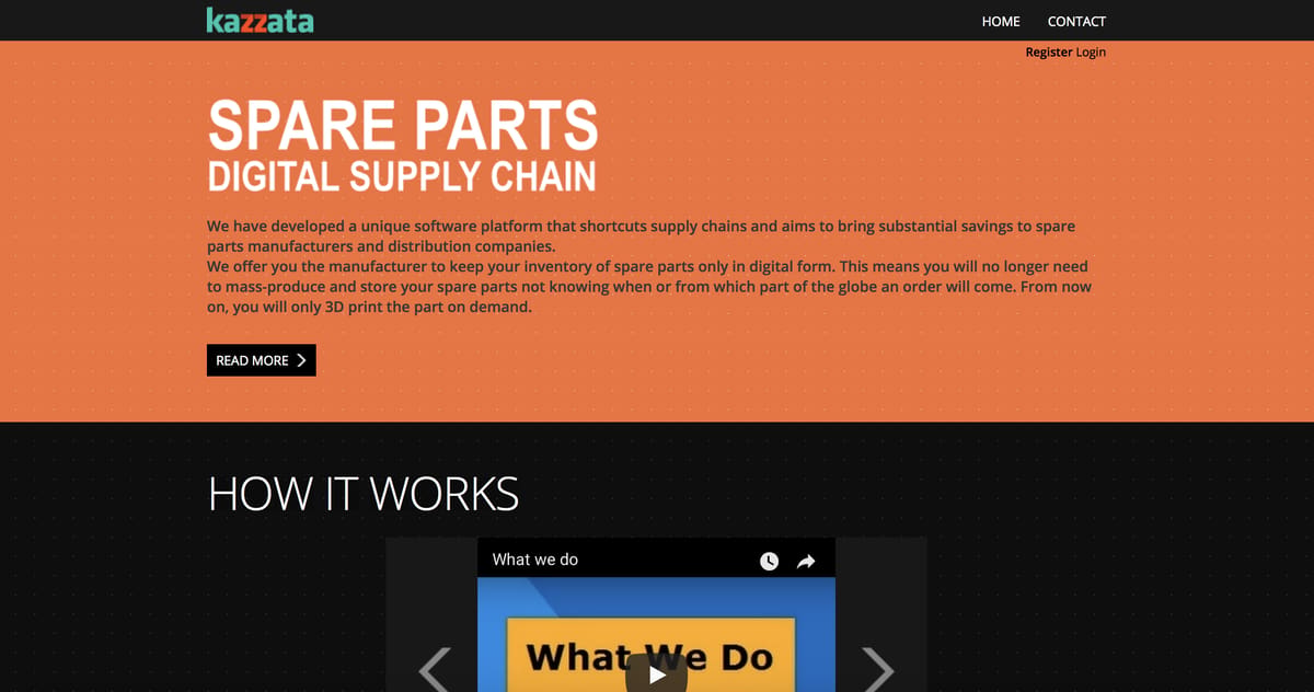 Image of: 3. Kazzata – Digital Spare Parts Supply Chain