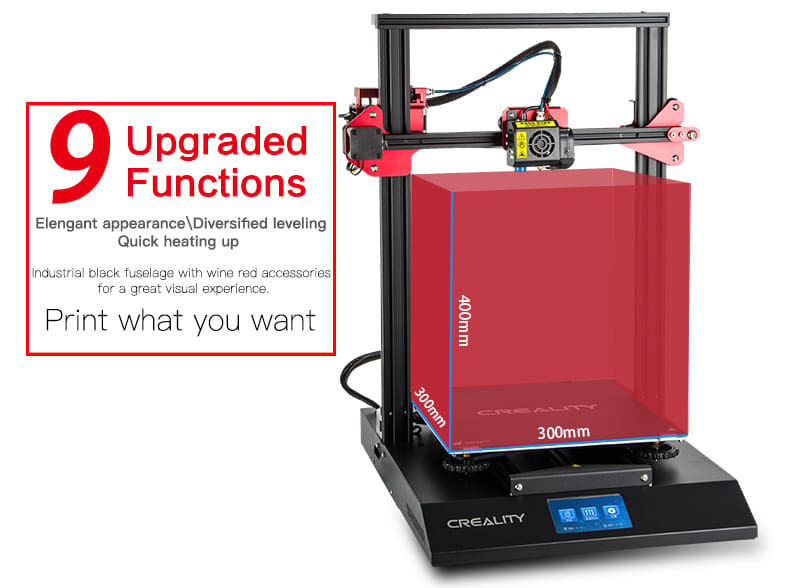 Photo de Creality CR-10S Pro - Caractéristiques de l'imprimante 3D: Caractéristiques