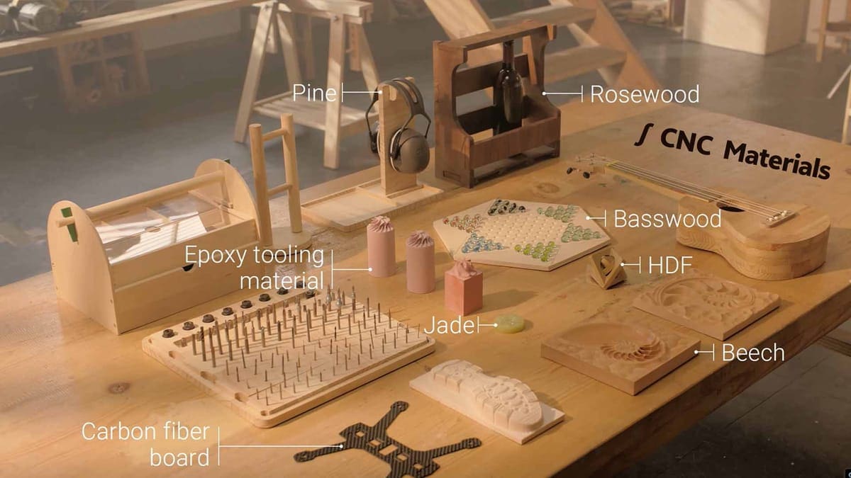 snapmaker cnc materials layout