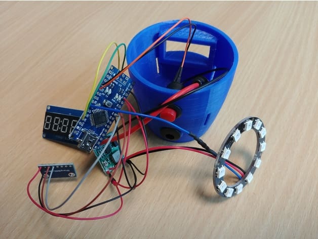 Image of 3D Printed Retro Rocket LED Lamp/Thermometer: What You Need & How to Build it