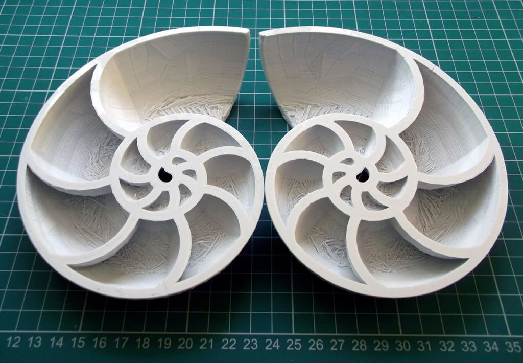 3D printing the Nautilus Shell.
