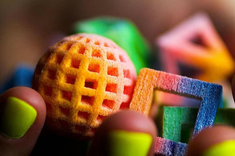 Colorful candy creations, perfect for decorating a 3D printed cake.