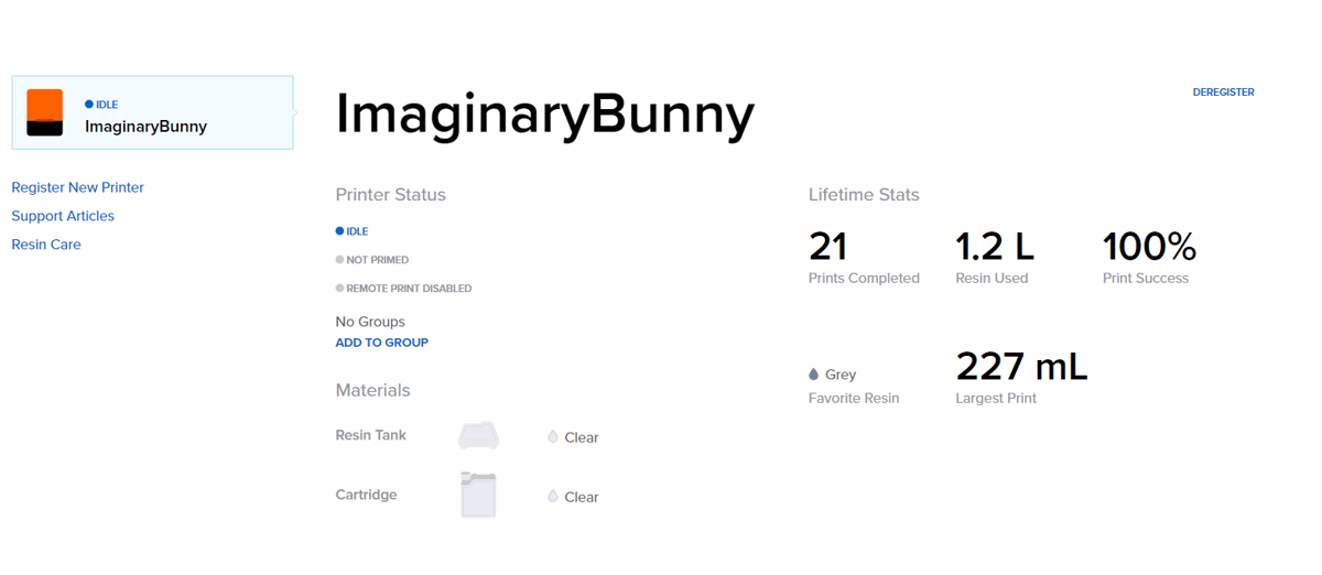 Image of Formlabs Form 3 Review: Dashboard