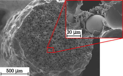 Magnetic powders embedded in filament.