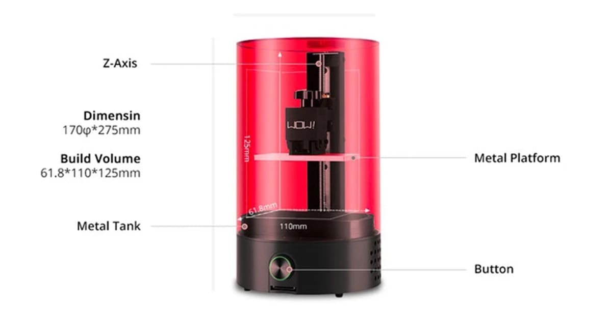 Sparkmaker ミニデスクトップ　SLA　３Dプリンタ　XZ4011 Amazon | Sparkmaker ミニデスクトップ3Dプリンタ | 3Dプリンタ本体