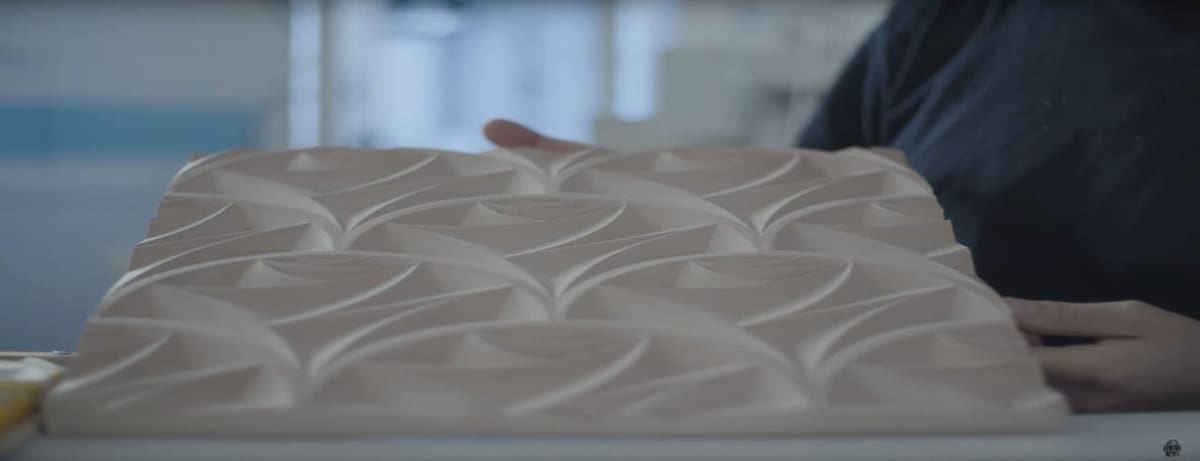 A detailed facade that could be prototyped with 3D printing.