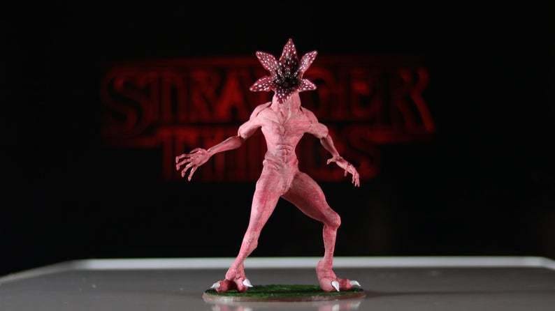 Pop culture meets 3D printing - this is a Demogorgon.
