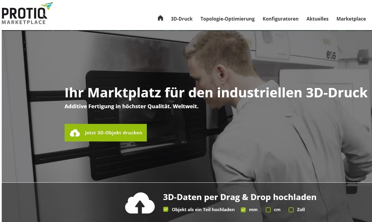 Bild von 3D-Druck-Dienstleister / 3D-Drucken lassen /3D-Druck online: Protiq