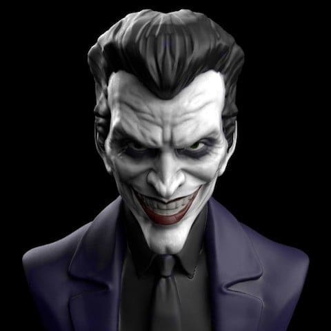 This Joker model is more toned-down compared to newer renditions.