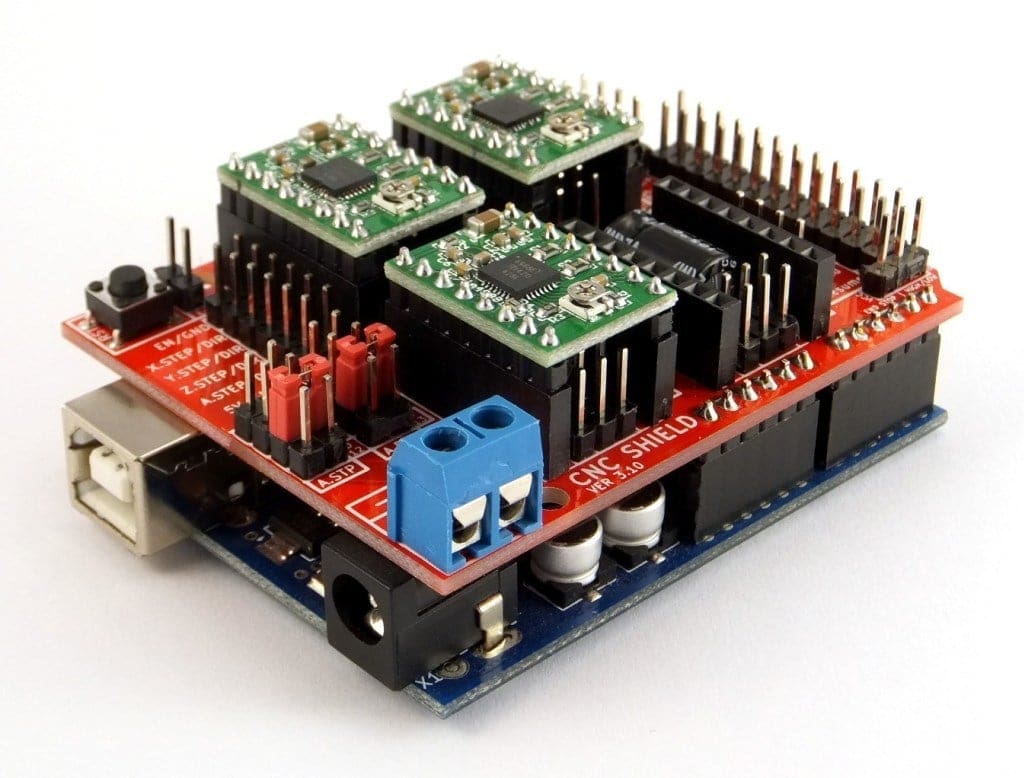 An Arduino CNC shield made for GRBL.