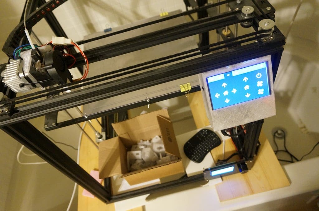 Klipper being set up on a printer.