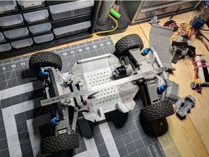 Many 3D printed parts later, this beast is born.