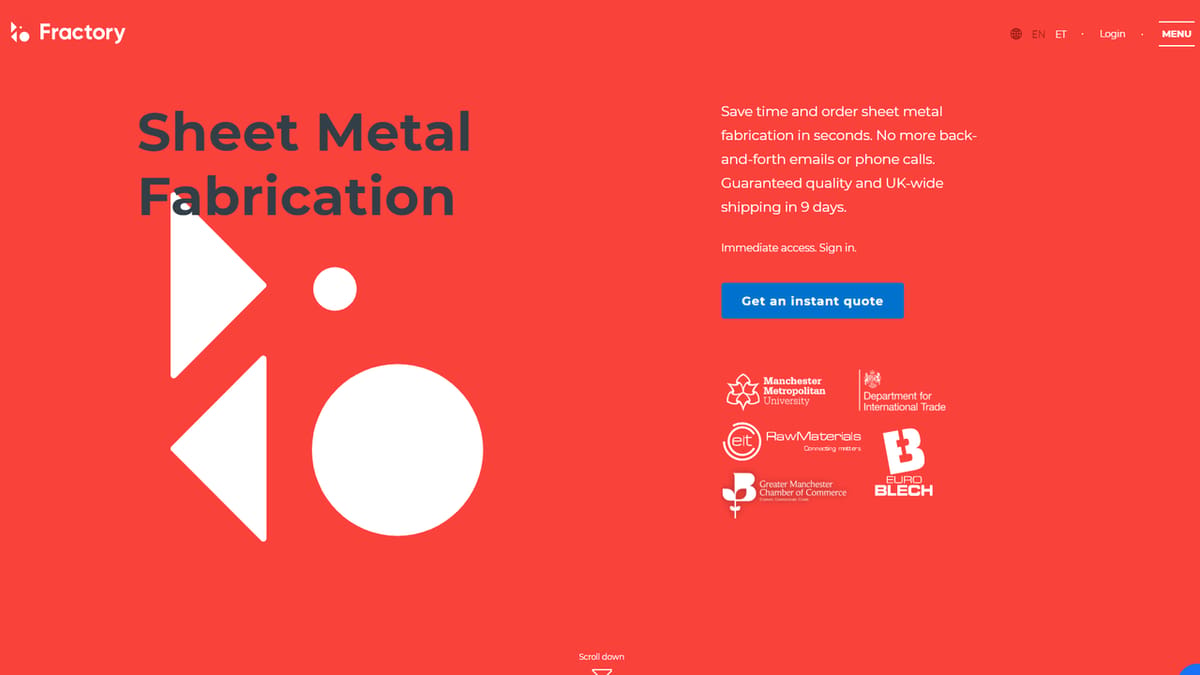 Fractory sheet metal fabrication