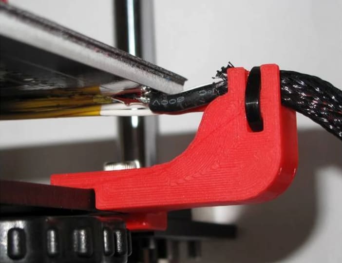 Bild von Creality Ender 5 Upgrades und Mods: Bett-Zugentlastung