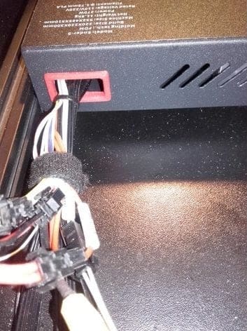 Photo de Améliorations de la Creality Ender&nbsp;5 - Upgrades et Mods : Protection de câbles