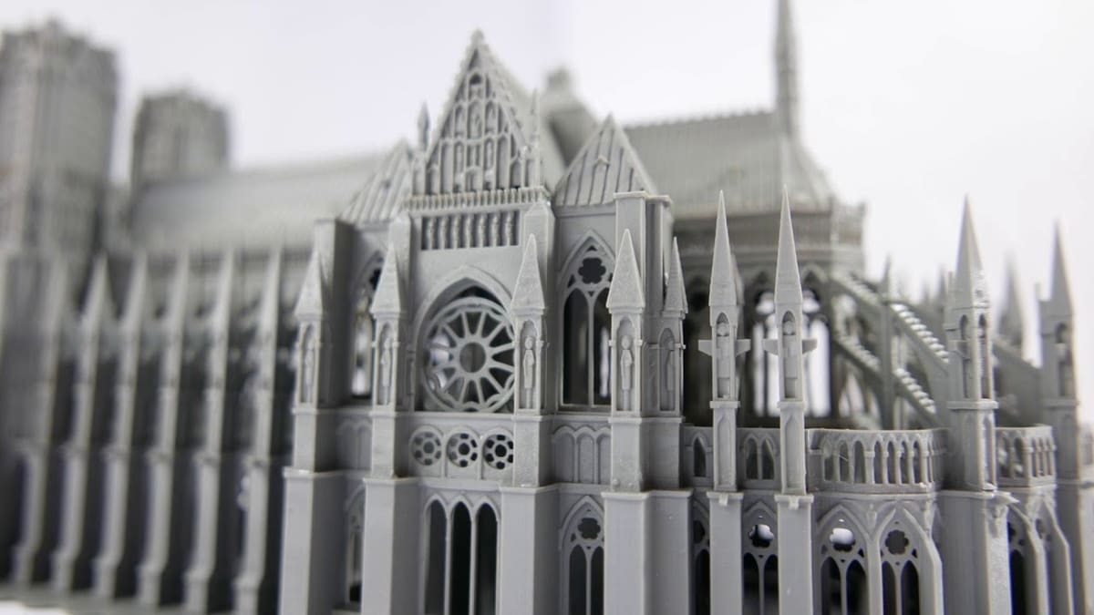 This close-up reveals the level of detail possible with a 3D printer