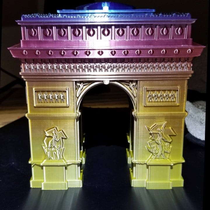 The material used with this print is surprisingly beautiful