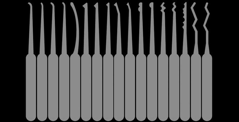 The lock picks in question