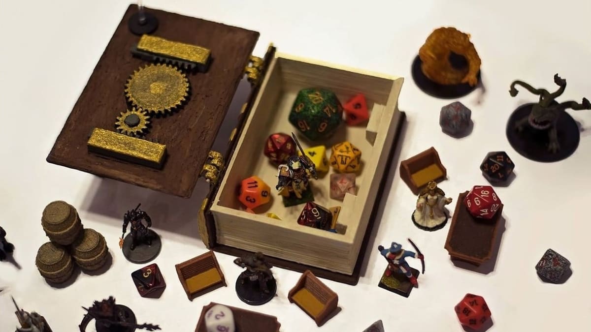 The secret lock box book's interior can hold many things