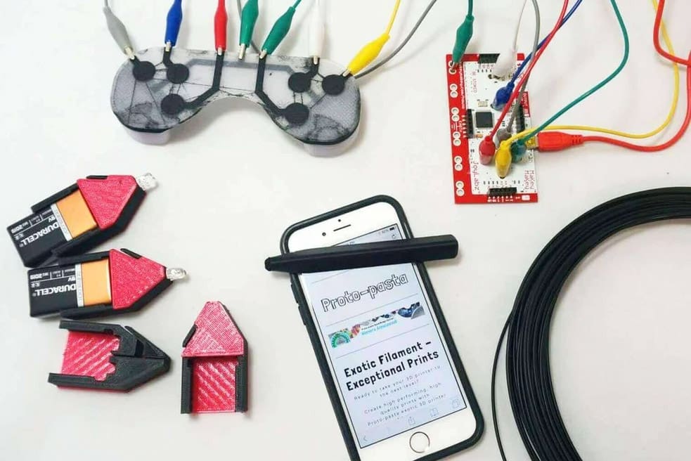 Foto de Tipos de filamento para impressora 3D / Os melhores filamentos: Condutivo