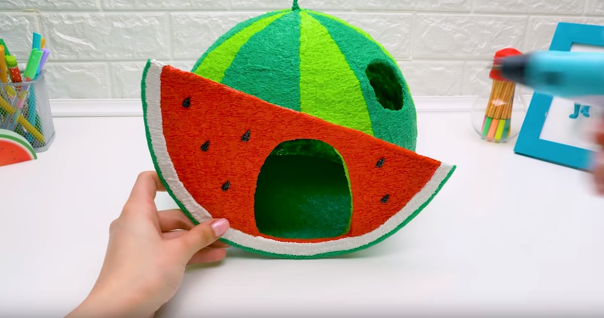 A watermelon house for your hamster