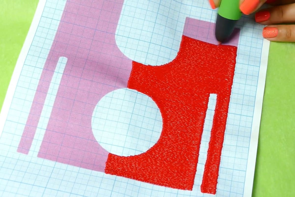 Using a stencil keeps things easy