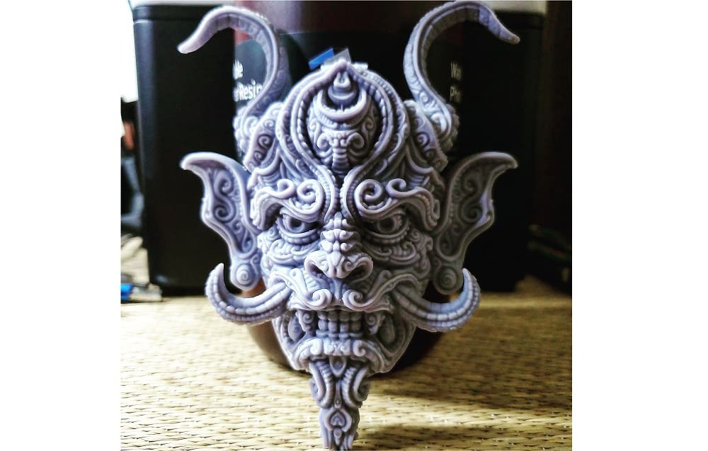 Image of 3D Printing During Covid-19: Joseph VonDohlen - Oni Mask