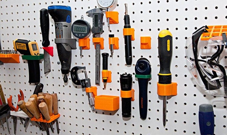 This pegboard organization would make any maker jealous