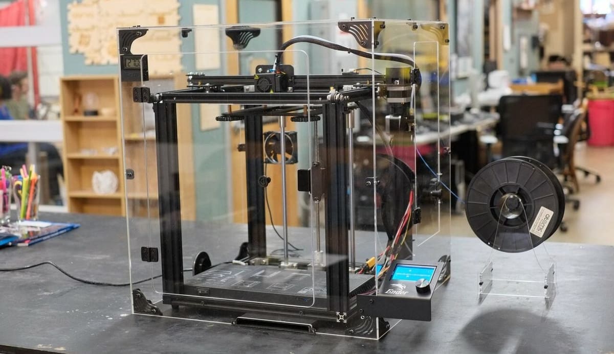 Acrylic enclosures allow you to easily see the status of your print