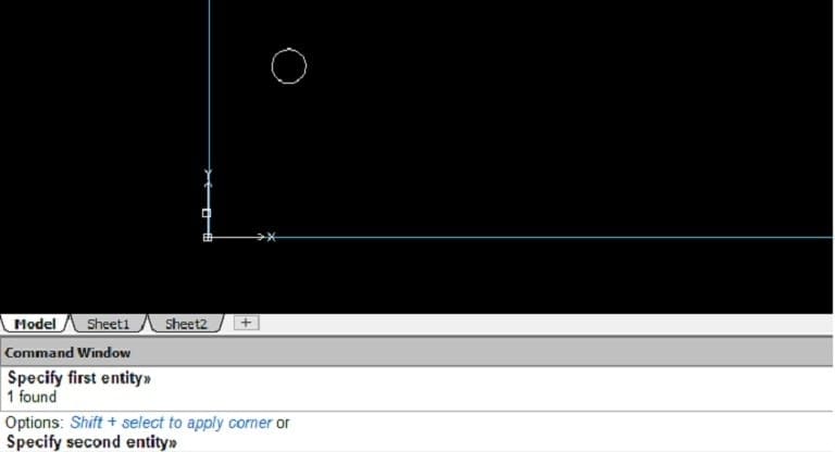 Select the first edge
