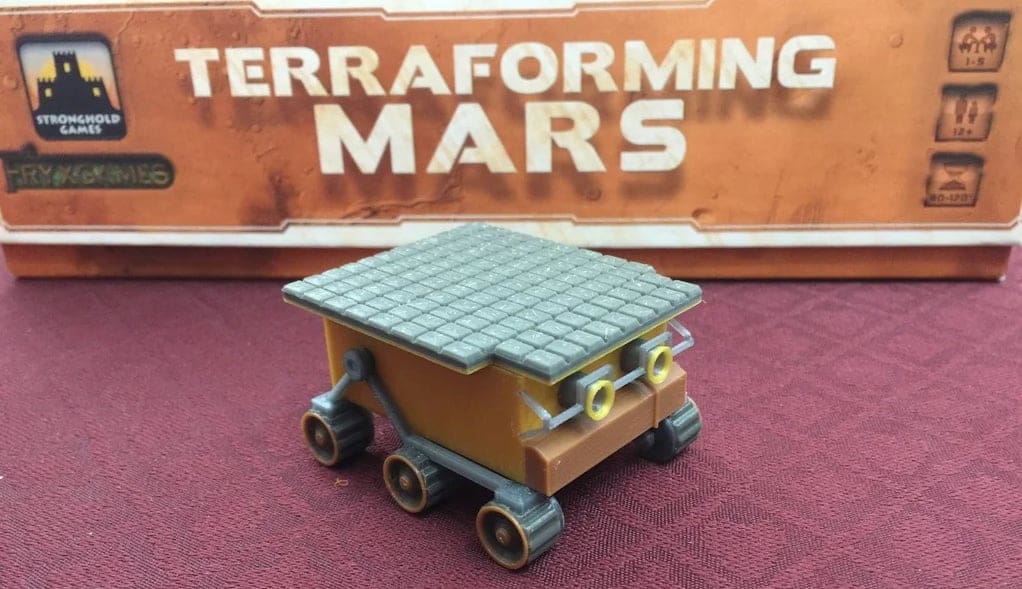 For a bit of a challenge, try your hand at printing this classic TM rover