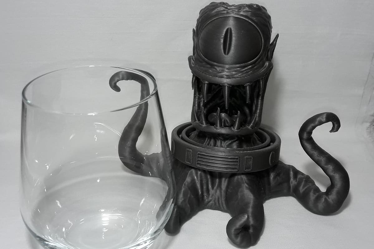 You'll have to BYO water glass to finish off this model