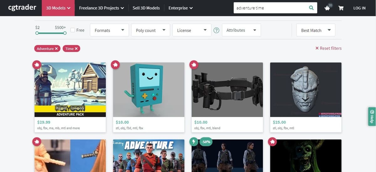 The ability to sort by a specific price range helps you find the balance between quality and price