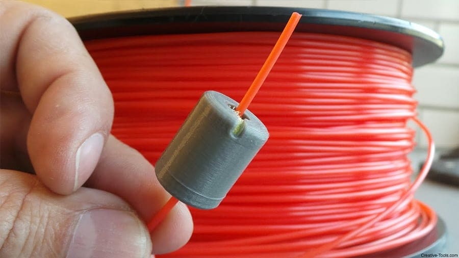 A filament filter is a very simple addition to your 3D printer setup