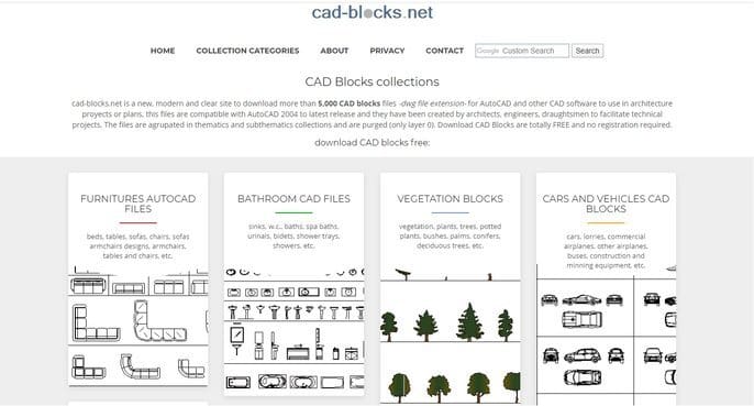 cad-blocks.net provides many CAD models for simple projects
