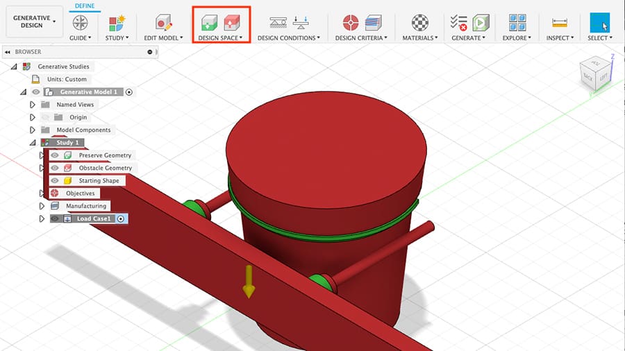 Red means these parts won't be altered