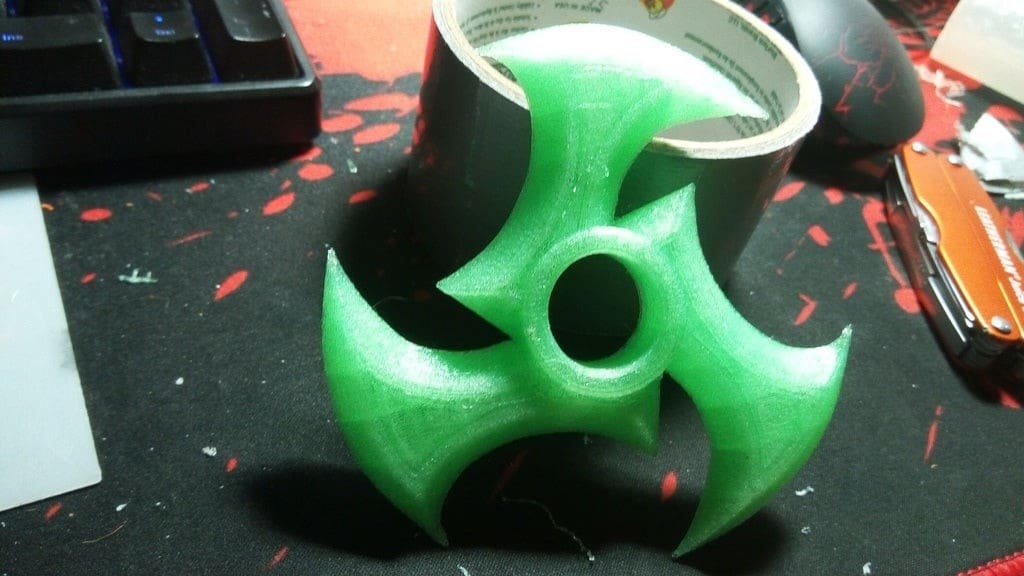 Print Zed's Shuriken in a neon color for maximum impact