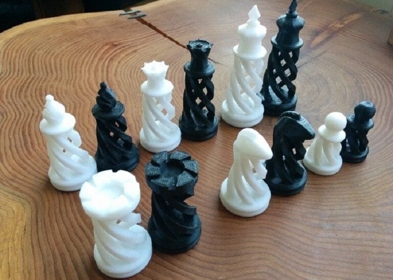 According to the designer, the most challenging piece to design was the knightAccording to the designer, the most challenging piece to design was the knight