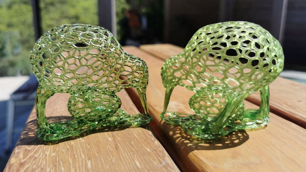 These kiwis were printed on an Elegoo Mars