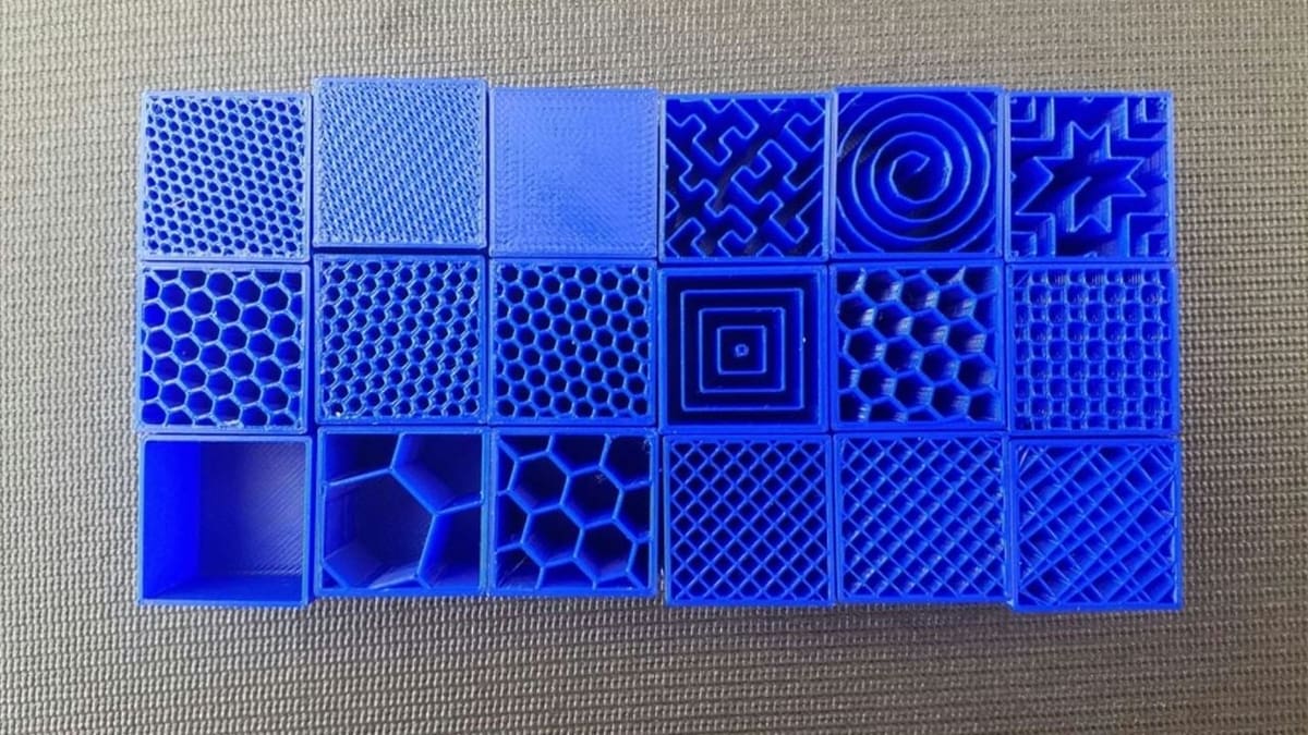 Infill is an influential element of 3D prints