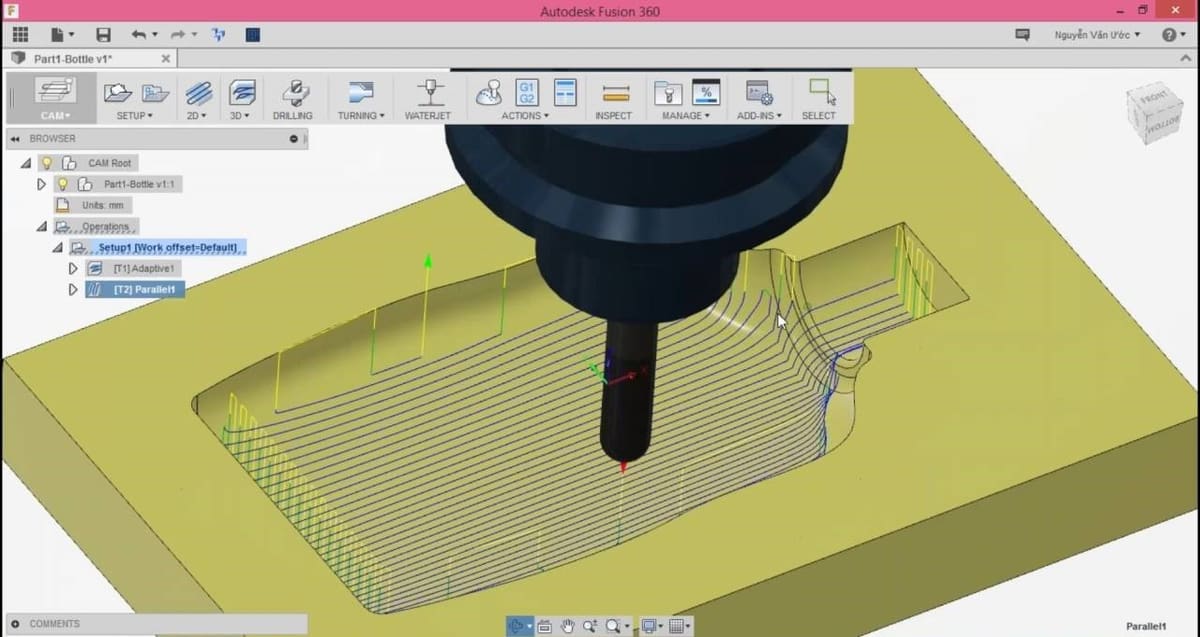 You can even make molds for ceramic casting using Fusion 360