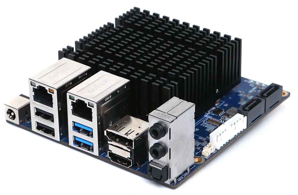 The 2020 Odroid-H2+ is the largest and most expensive of the three boards