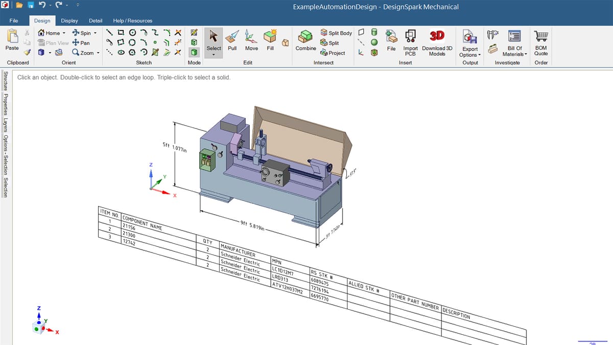 Bild von 3D-Design-Software: Die besten kostenlosen Programme: DesignSpark Mechanical
