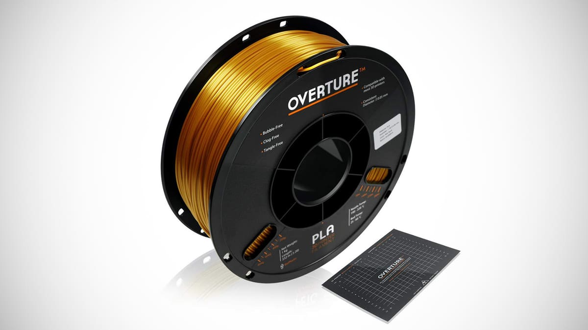 Image of Best PLA Filament Brands: Overture PLA