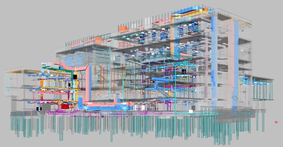 BIM models structures in richer detail than CAD