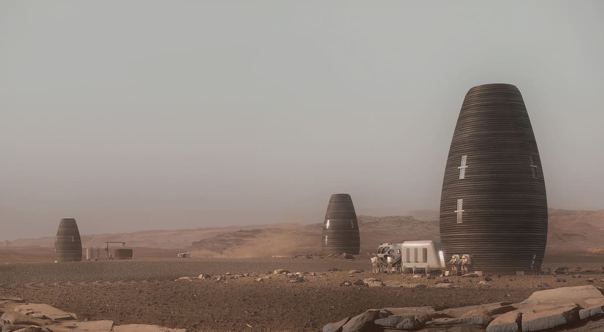 The Marsha concept won NASA's 3D-Printed Habitat Challenge
